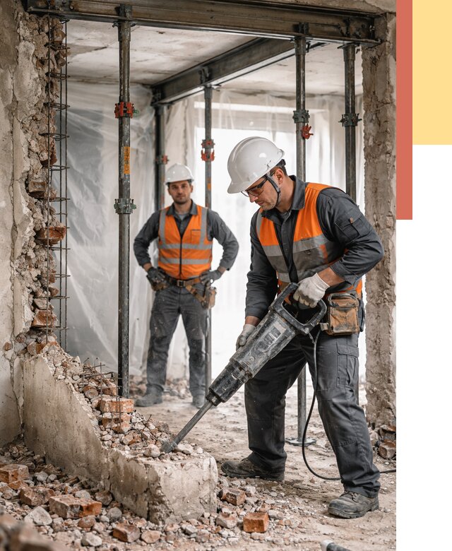 Снос несущих стен в Екатеринбурге от 10505 руб. — демонтаж несущей стены под ключ | ОТДЕЛОЧНИК-Ктр