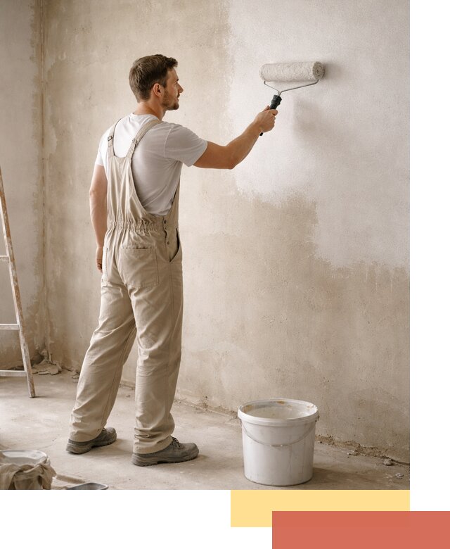 Грунтовка стен под отделку в Екатеринбурге профессиональным раствором
