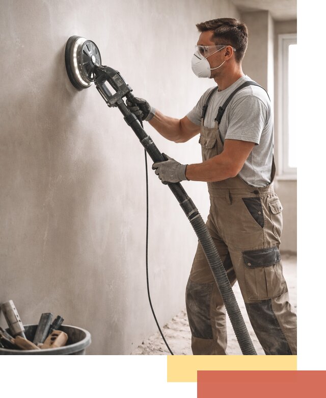 Профессиональная шлифовка стен в Екатеринбурге быстро и качественно