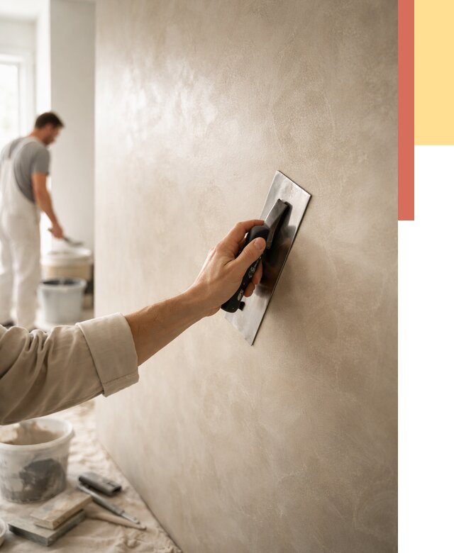 Венецианская штукатурка в Екатеринбурге от 3587 руб/м² — нанесение стен под ключ | ОТДЕЛОЧНИК-Ктр