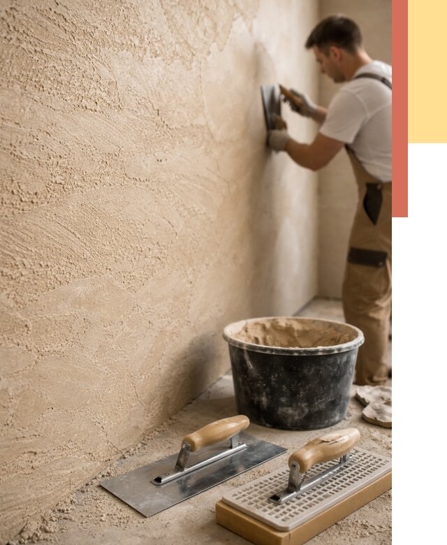 Декоративная штукатурка травертин в Екатеринбурге от 1845 руб/м2 — качественно и недорого | ОТДЕЛОЧНИК-Ктр