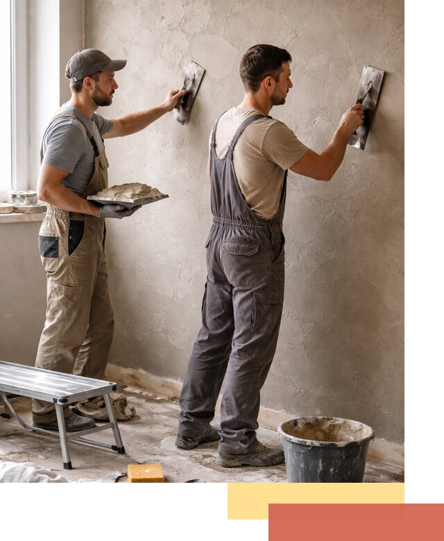 Ремонт декоративной штукатурки и восстановление фактуры в Екатеринбурге