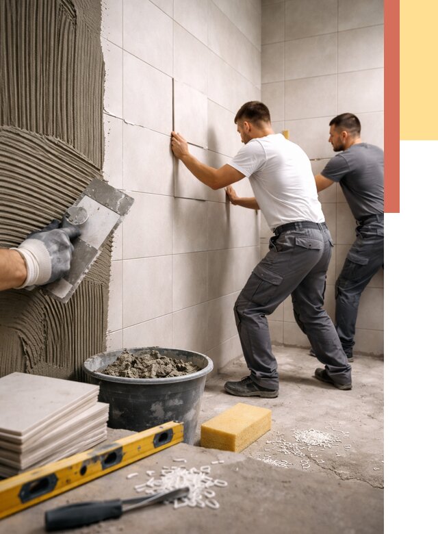 Укладка плитки на стены в Екатеринбурге от 871 руб. — качественно и недорого | ОТДЕЛОЧНИК-Ктр