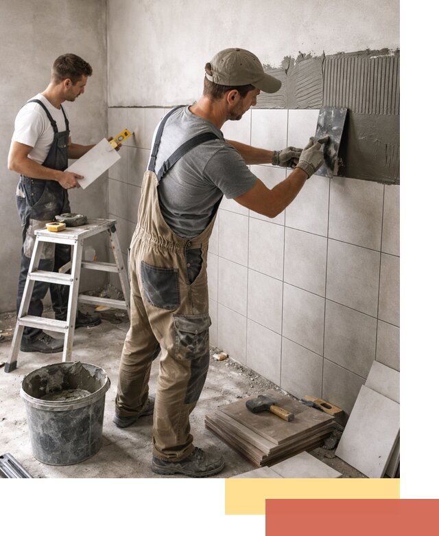 Укладка плитки на стены в Екатеринбурге профессионально и надежно