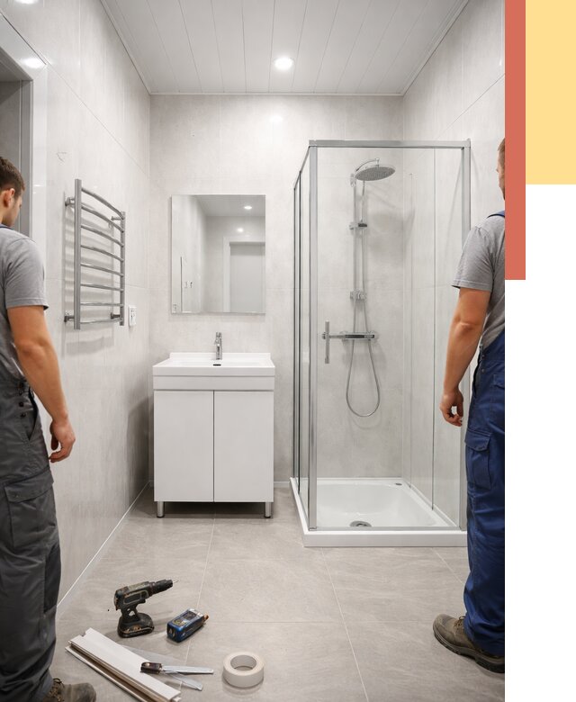 Отделка ванной комнаты панелями ПВХ в Екатеринбурге от 4612 руб. за м2 | ОТДЕЛОЧНИК-Ктр