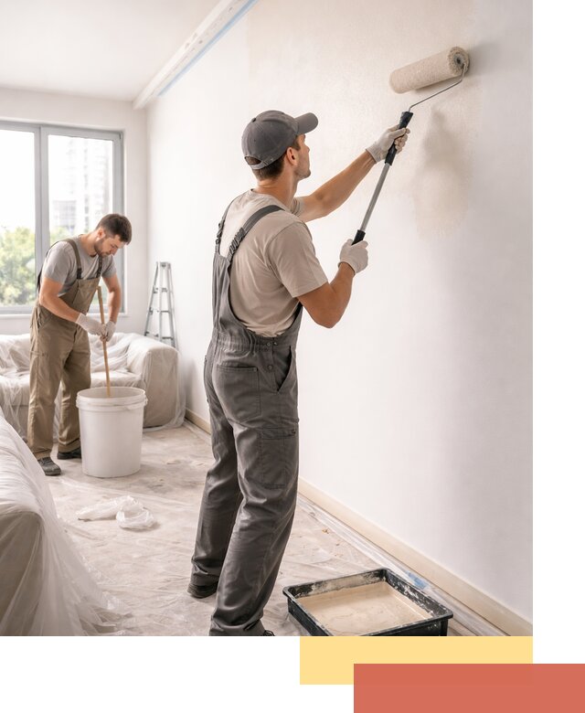 Покраска стен в офисе в Екатеринбурге — быстрый и качественный ремонт