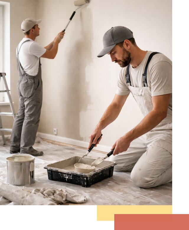 Покраска стен в квартире в Екатеринбурге — профессионально и аккуратно