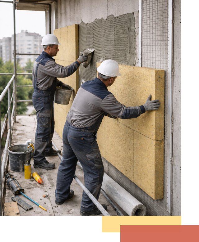 Утепление стен зданий и домов в Екатеринбурге качественно и надежно