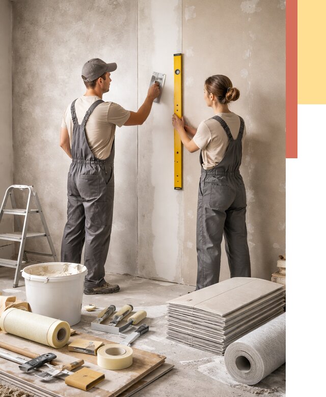 Отделка стен в Екатеринбурге от 1537 руб/м² — недорого, быстро, под ключ | ОТДЕЛОЧНИК-Ктр