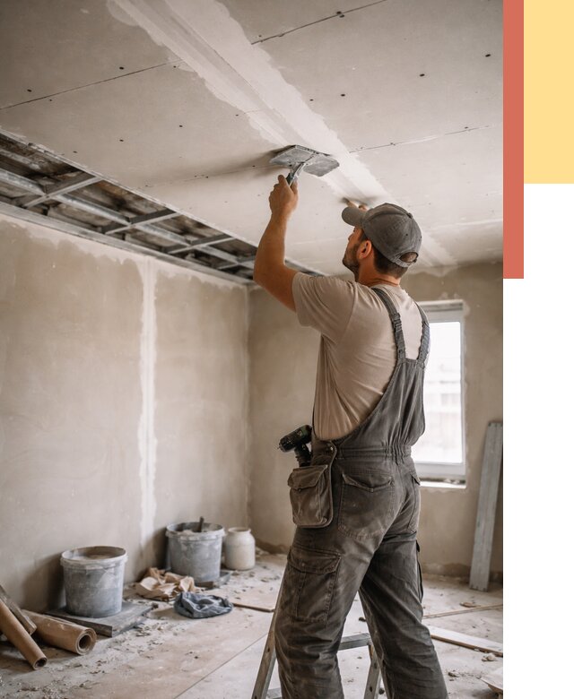 Ремонт потолка из гипсокартона в Екатеринбурге от 666 руб./м² — быстро и недорого | ОТДЕЛОЧНИК-Ктр